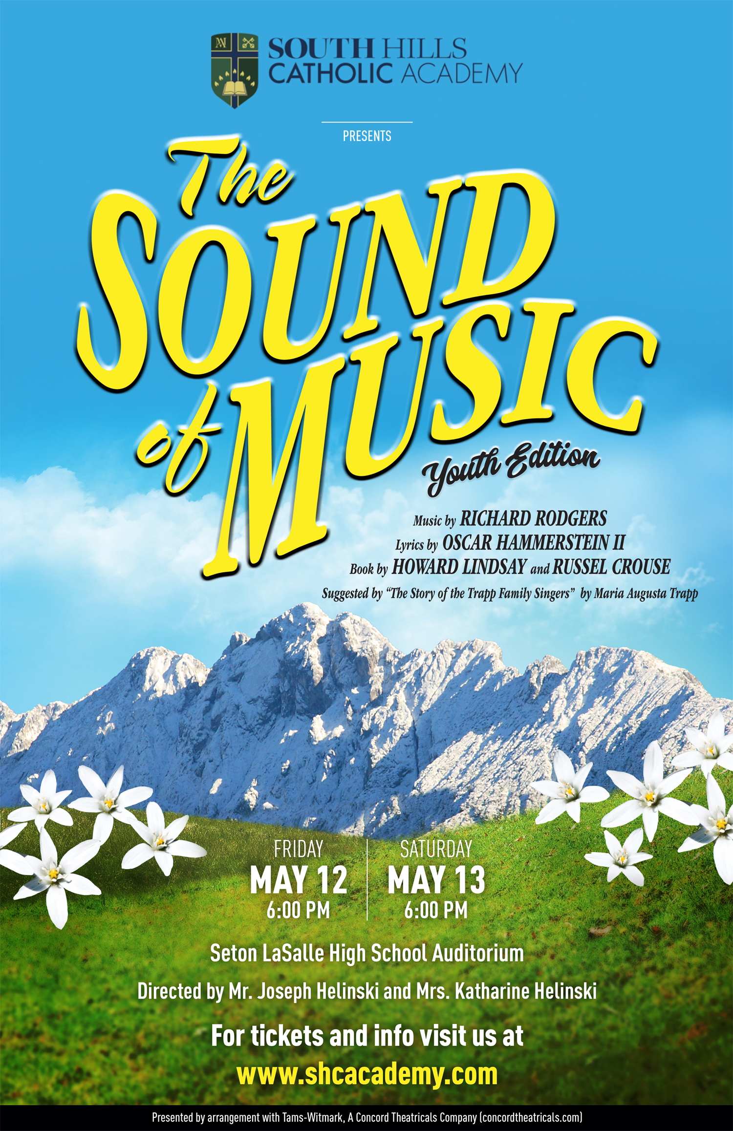 South Hills Catholic Academy Presents, "The Sound of Music-Youth Edition"